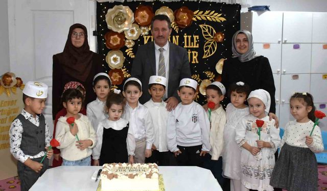 Bilecik'te minikler Kur'an'a geçmenin sevincini yaşadı