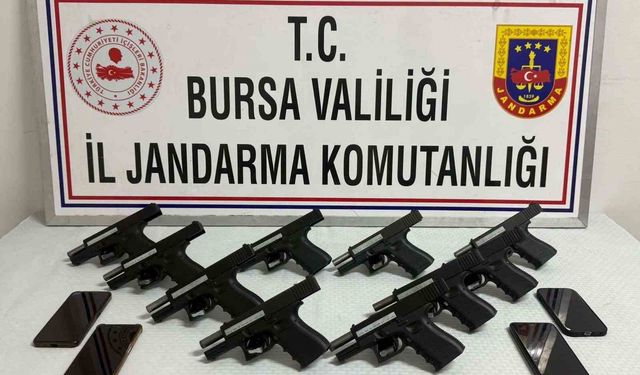 Bursa'da Jandarmadan silah operasyonu