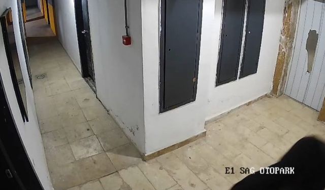 Elazığ'da güvenlik kameralarına zarar veren şahıs kameraya yakalandı