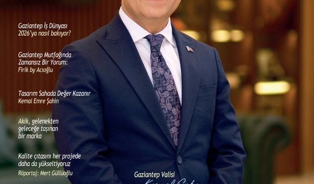 Face Dergisi'nin yeni sayısında kapak konuğu Gaziantep Valisi Kemal Çeber oldu,