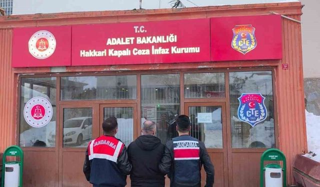 Hakkari'de 13 yıl kesinleşmiş cezası olan şahıs yakalandı
