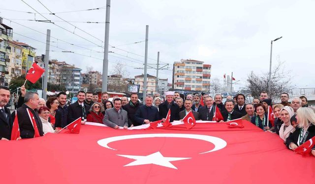 Kocaeli protokolü ve vatandaşlar Batı Trakya Türkleri için yürüdü