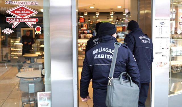 Melikgazi Zabıtası Ramazan ayı öncesi denetimlerini artırdı