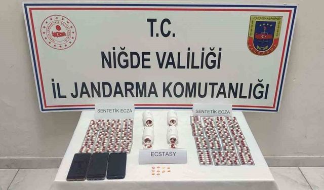 Niğde'de uyuşturucu operasyonu: 3 gözaltı
