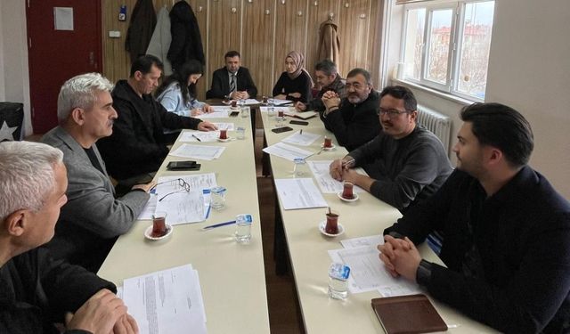 Pazarlar'da Eğitim Bölgesi Müdürler Kurulu toplandı