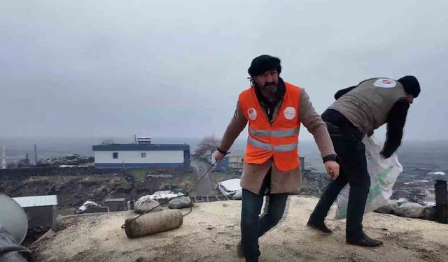 Siverek'te mağdur aileye hayırseverlerden destek