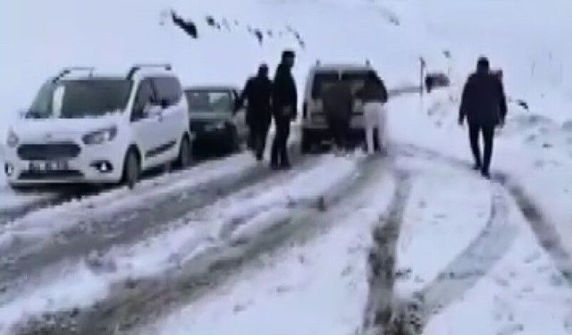 Adıyaman'ın yüksek kesimlerinde kar yağışı