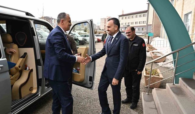 Ağrı Valisi Bozkurt'tan Erzurum'da yoğun temas trafiği