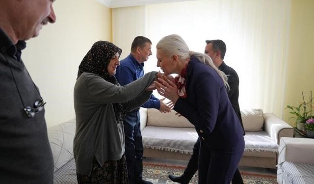 Başkan Subaşı, şehit ailesini ziyaret etti