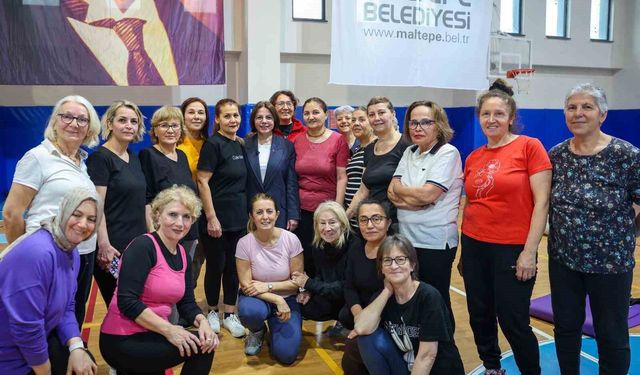 Başkanı Köymen, spor yapan kadınlarla buluştu