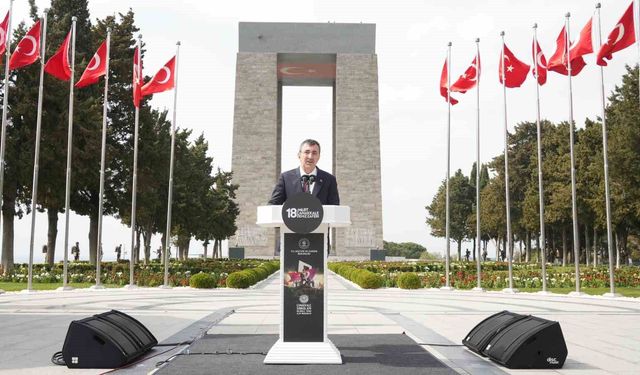 Cumhurbaşkanı Yardımcısı Yılmaz: 'Azimle inşa ettiğimiz Türkiye Yüzyılı'nın da en sağlam dayanağı Çanakkale ruhudur'
