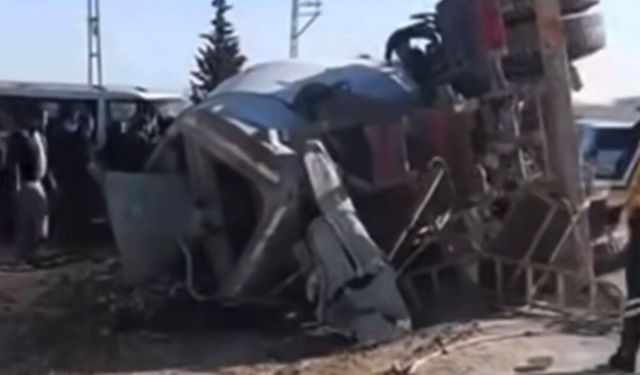 Devrilen beton mikserinin sürücüsü hayatını kaybetti