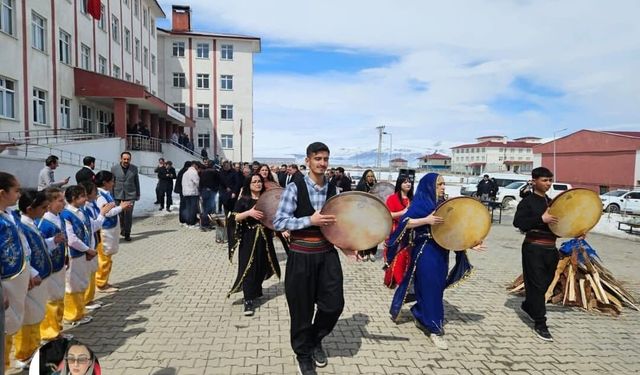 Diyadin'de nevruz coşkusu renkli etkinliklerle kutlandı