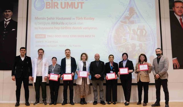 El emeği ürünler Afrika'da açılacak su kuyusuna umut oldu