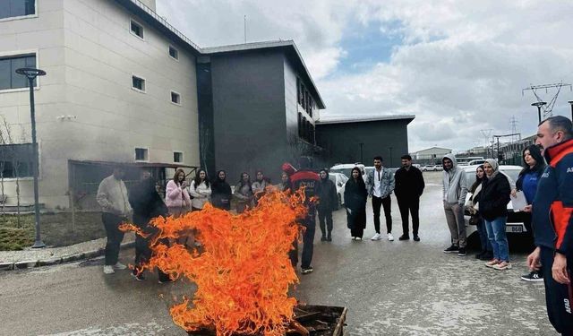 Elazığ'da afet ve yangın farkındalık eğitimi