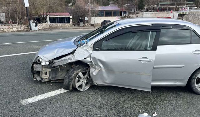 Elazığ'da trafik kazası: 1 yaralı