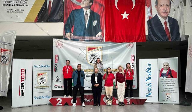 Erzincanlı sporcular Havalı Silahlar Coşkun Abiş Kupası'ndan derecelerle döndü