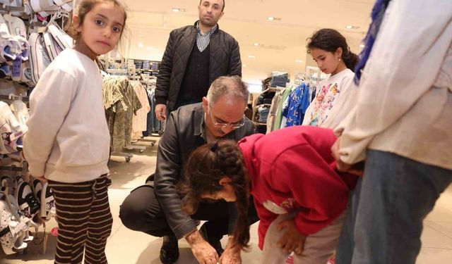 Eyyübiye'de yetim çocuklar bayramlık heyecanı yaşadı