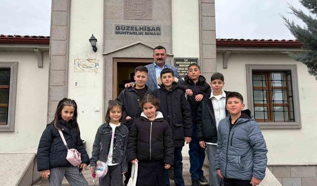 Güzelhisar Mahallesi muhtarından anlamlı bayram buluşması