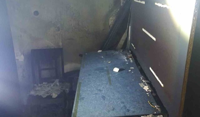 Iğdır'da günlük kiralık dairede yangın