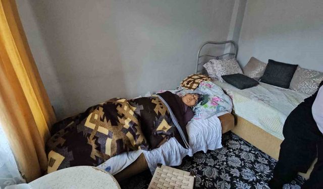 İHA'nın haberi ses getirdi: Yatağa bağımlı yaşlı kadın koruma altına alındı