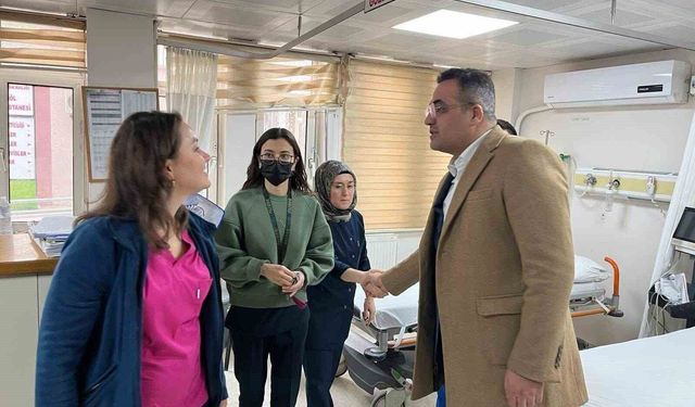 Kaymakam Dalak bayramda görev başındaki kamu personelini unutmadı