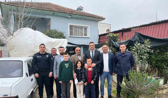 Kaymakam Dalak, şehit ve gazi ailelerini bayramda da yalnız bırakmadı