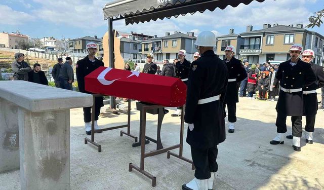 Kıbrıs gazisi son yolculuğuna uğurlandı