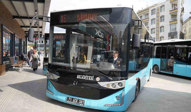 Kırıkkale'de kadınlara ücretsiz ulaşım desteği