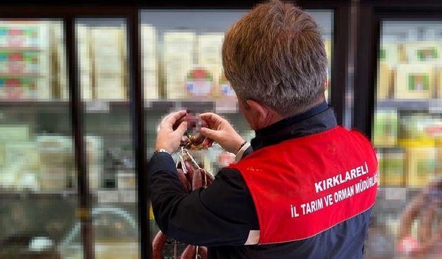 Kırklareli'nde marketlerde fiyat ve gıda denetimi