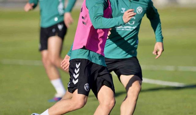 Konyaspor, Kocaelispor maçı hazırlıklarına başladı