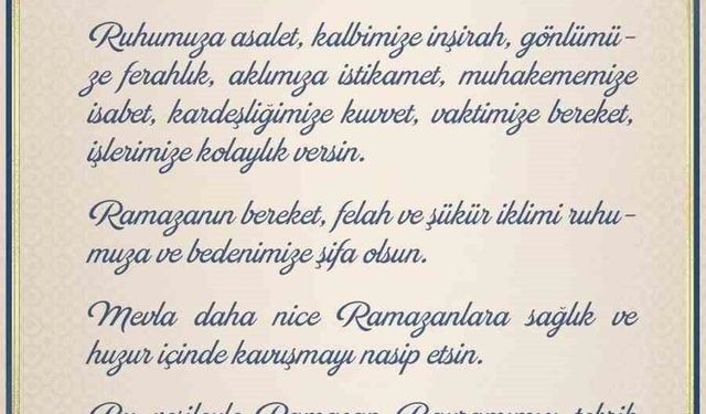 MİT Başkanı Kalın'ın Ramazan Bayramı mesajı