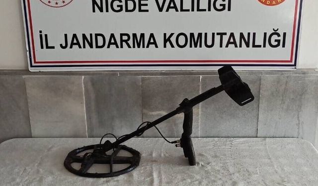 Niğde'de tarihi eser kaçakçılığı operasyonu: 1 şüpheli yakalandı