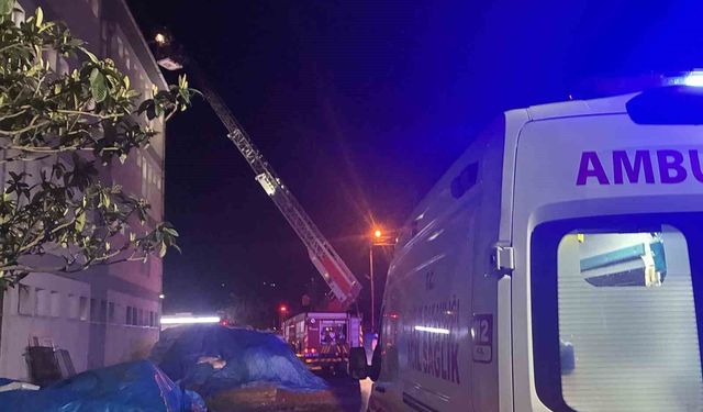 Ordu'da öğrenci pansiyonunda baca yangını