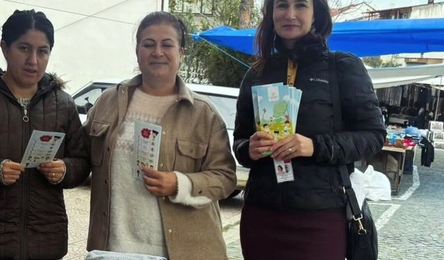 Sağlıkçılardan pazar yerinde obezite farkındalığı
