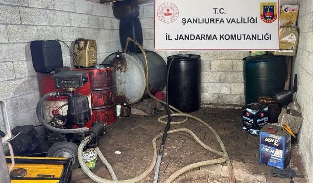 Şanlıurfa'da bin 250 litre kaçak akaryakıt ele geçirildi