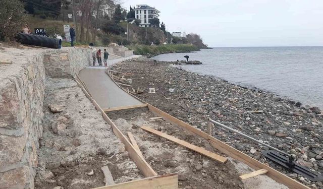 Sinop'ta Kadınlar Plajı çalışması