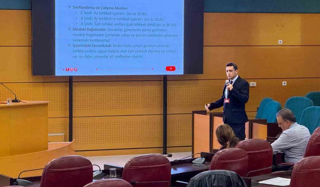 Tarsus'ta iş sağlığı ve güvenliği sempozyumu düzenlendi