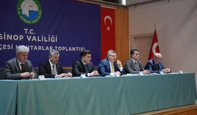 Türkeli'de muhtarlar toplantısı