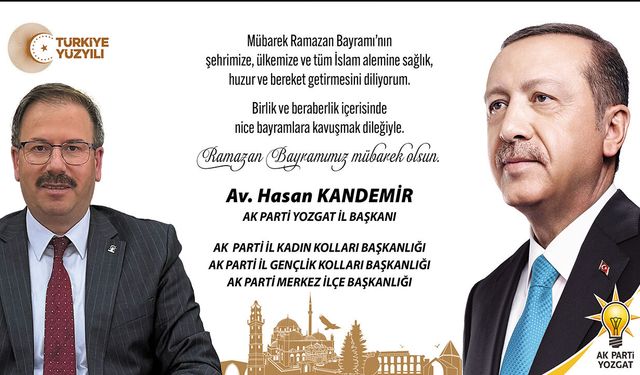 AK Parti'den Ramazan Bayram mesajı