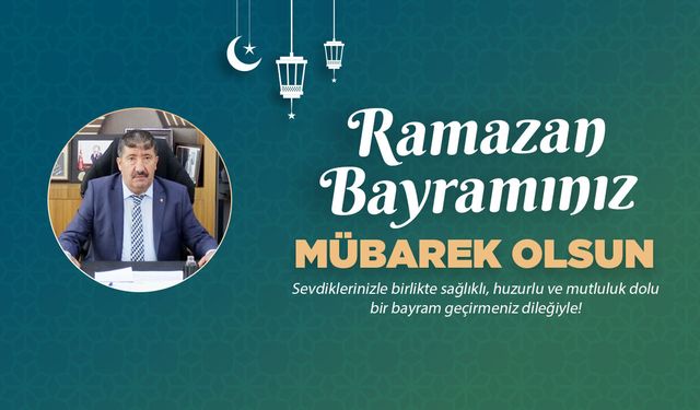 Mehmet Erkekli'den Ramazan Bayram mesajı