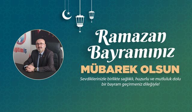Sedat Tuygun'dan Ramazan Bayram mesajı