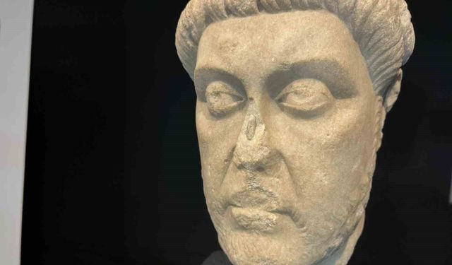 ABD'den geri alınan Smyrna kökenli heykel başı İzmir'de sergileniyor