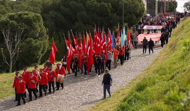Atatürk'ün Ayvalık'a gelişinin 92. yıl dönümü törenle kutlandı