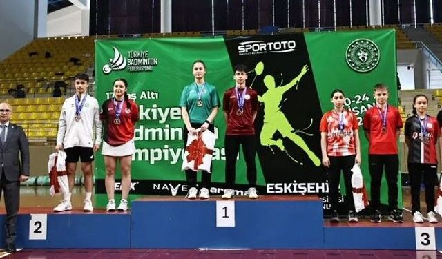 Badmintonun genç yıldızları Eskişehir'de buluştu