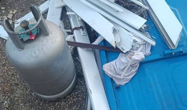 Batman'da gaz parlaması nedeniyle yaşlı kadın alevlerin arasında kaldı