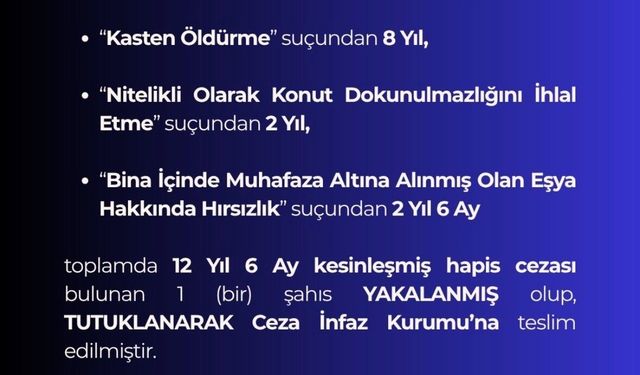 Bingöl'de hapis cezası bulunan şahıs yakalandı