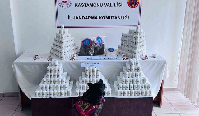 Binlerce hapla yakalanan sanığın yargılanmasına devam edildi