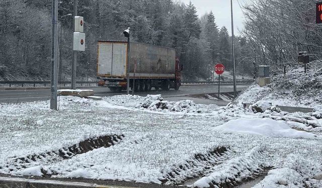 Bolu Dağı beyaza büründü