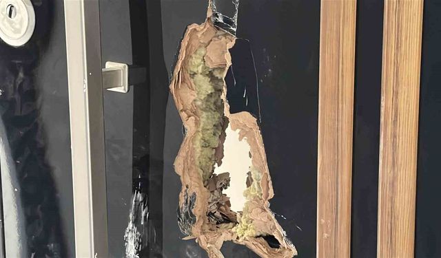 Burdur'da inşaat halindeki apartmana zarar veren şahıslar yakalandı